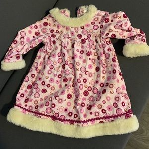Hanna Anderson corduroy baby Christmas dress